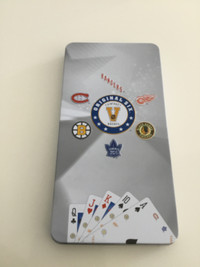 New Original 6 Hockey Bicycle Playing cards in Tin Gift Box