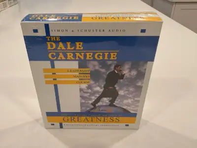 Selling a new and sealed Dale Carnegie Leadership Mastery Course on audio. This comprehensive course...