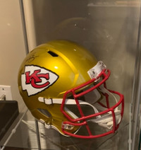 Kanasas city KC Bowe full size autographed helmet 