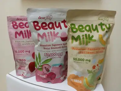 ONLY $20/ALL! NEW SEALED UNUSED BEAUTY MILK DRINK MIXES!