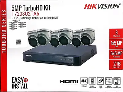 Hikvision T7208U2TA6 TurboHD 7-Piece Kit @ Angel Electronics , View more