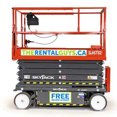 Skyjack SJ4732 Scissor Lift Rental - Free Delivery & Pickup, View more