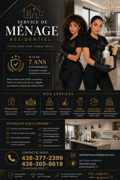 Femme de ménage – Grand ménage, Airbnb, Après déménagement et ré, View more