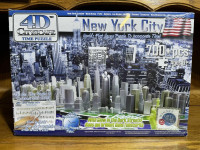 NEW - 4D Cityscape Time Puzzle New York City 700+ Pieces