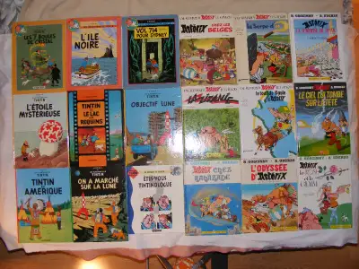 TINTIN, ASTÉRIX, PILOTE......... 7$ ET + VOIR LISTE CI DESSOUS, View more