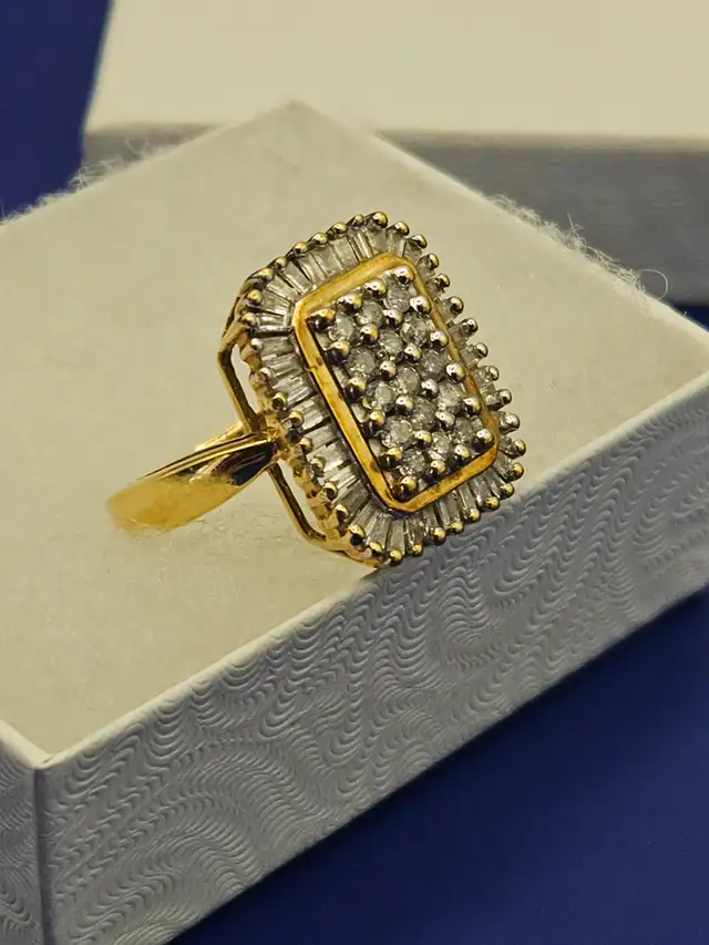 Gold and Diamond Ring