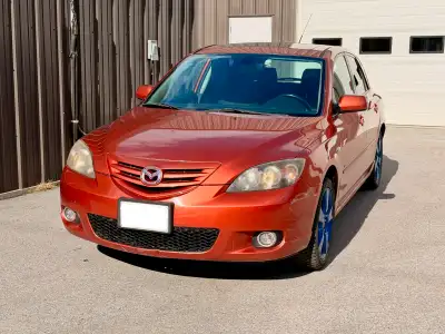 2004 Mazda3 hatchback (5-door), front-wheel-drive, 160-hp 2.3L 4-cylinder engine, 4-speed automatic...