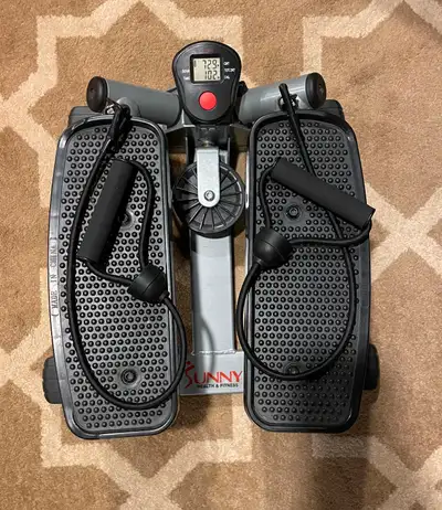 Stepper with resistance bands - Like new, View more