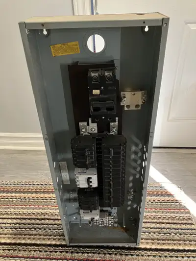 Electrical Panel box with Breakers + 4 new breakers, View more