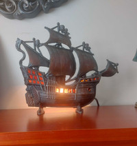 1930 Cast Iron Ship Lamp