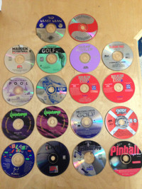 16 Vintage PC CD-Rom games Windows 95, 98, xp