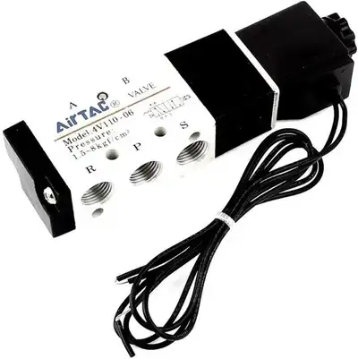 URBEST 4V110-06 P T1/8 Air Outlet 2 Position Solenoid Valve DC, View more