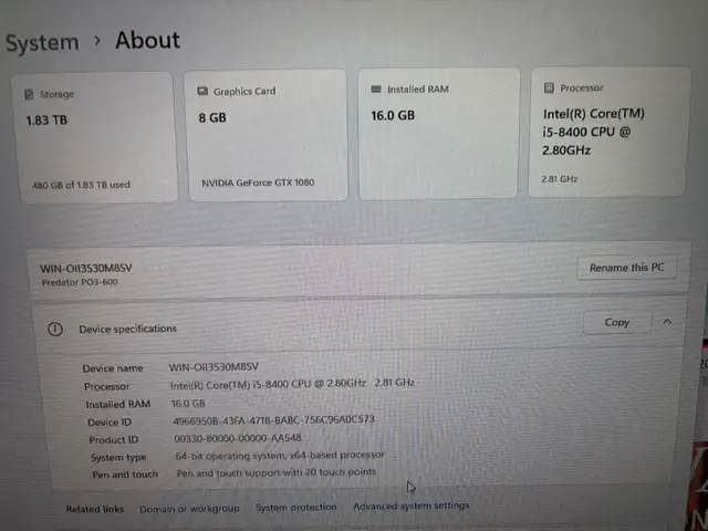 Gaming pc62863271115905121