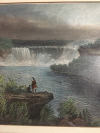 Antique Niagara Falls print 1839