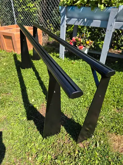Black truck racks, great condition. Does not include the rack bracket hardware.