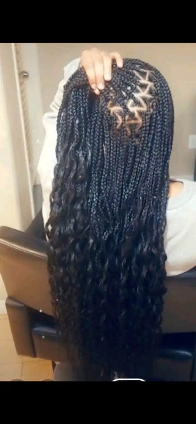 Braids, knotless, boho braids, cornrows and more.63782602773633122