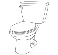 VIPER™ Round Front Toilet (12” Rough)