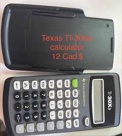 Texas TI-30Xa calculator, View more
