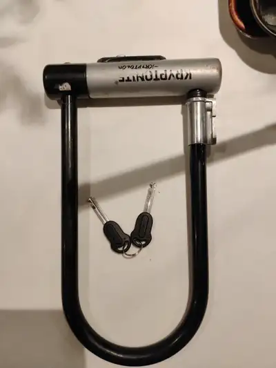 Kryptonite U-lock for bike, View more