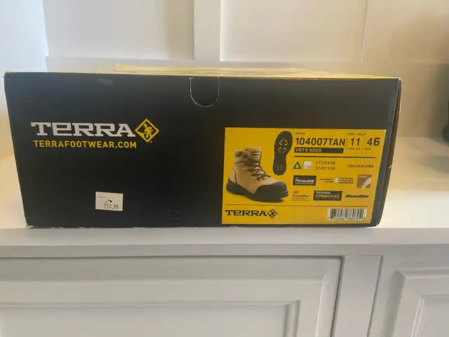 Brand New Terra Men’s Composite Safety Toe Work Book in Other Business & Industrial in Oshawa / Durham Region - Image 6
