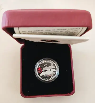 New Uncirculated 1987-2012 Canada Fine Silver Lucky Loonie Coin, View more