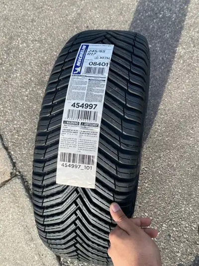 Selling a brand-new, never-mounted set of 4 premium Michelin CrossClimate 2 tires. These are complet...