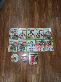 NBA Games for xbox 360. $15 each. See list in photos 