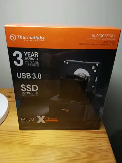 Thermaltake Blacx Duet Hard Drive Docking Station, View more