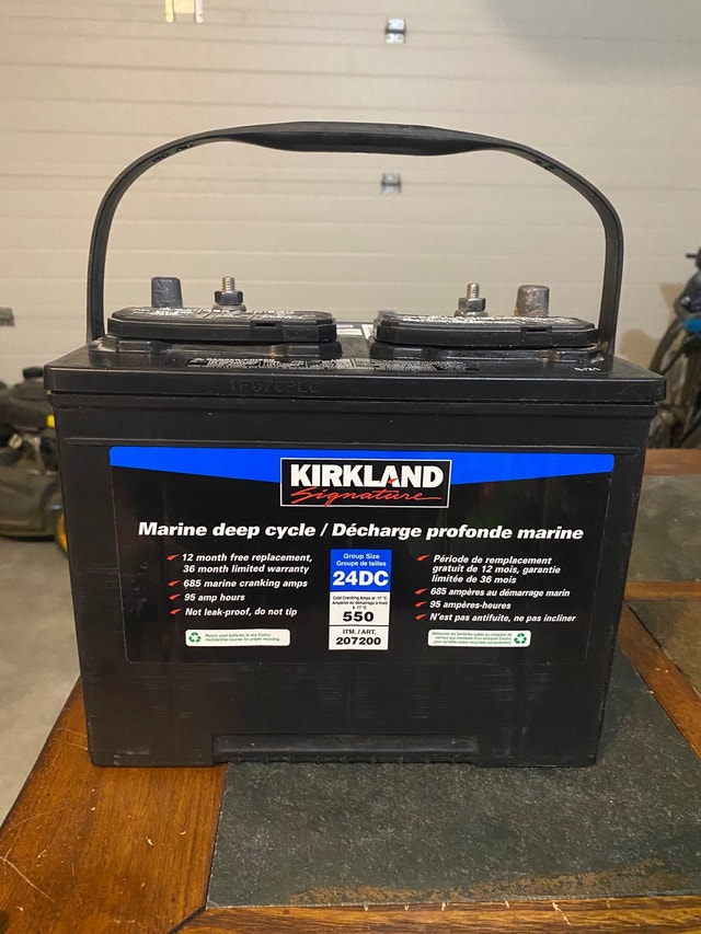Deep cycle marine battery Boat Parts, Trailers & Accessories