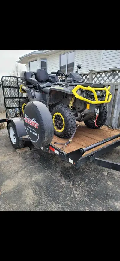 I'm selling a used 2020 Can-Am Outlander 850 xtp with approx 3500kms , a robust all-terrain vehicle...