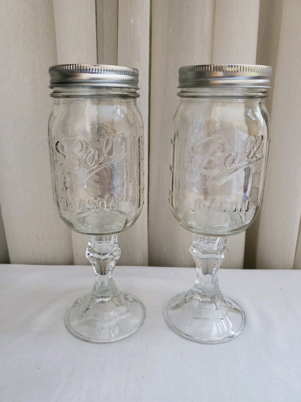 Stemmed Ball Mason Jar Wine Glasses Arts & Collectibles Winnipeg Kijiji
