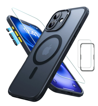 ESR iPhone 16 Plus Classic Pro Case (HaloLock) Set Frosted Black, View more