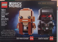 LEGO 40547 Star Wars Brickheadz Obi-Wan Kenobi Darth Vader New