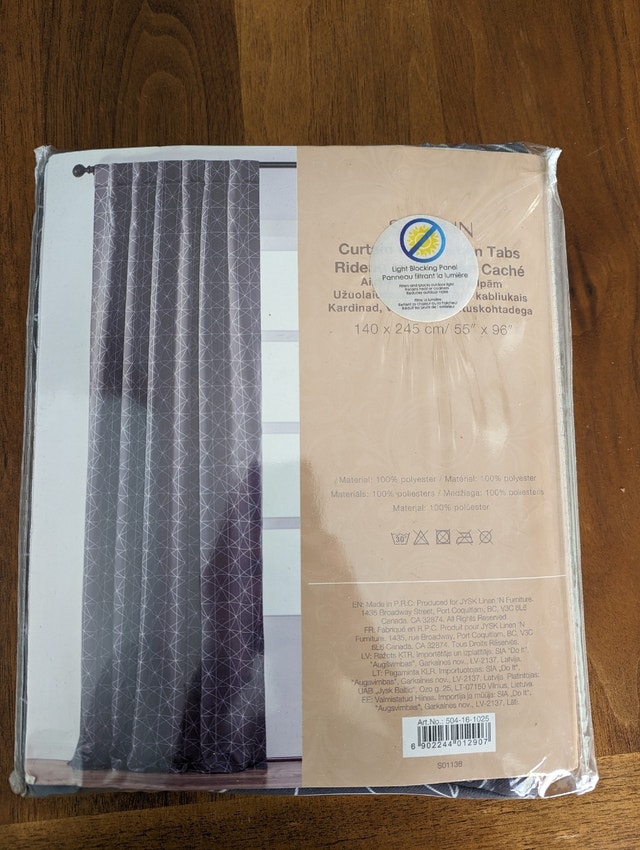 Window Curtain 140 x 245 cm Light Blocking Window Treatments