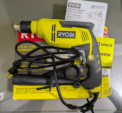 RYOBI D620H Corded Hammer Drill, View more