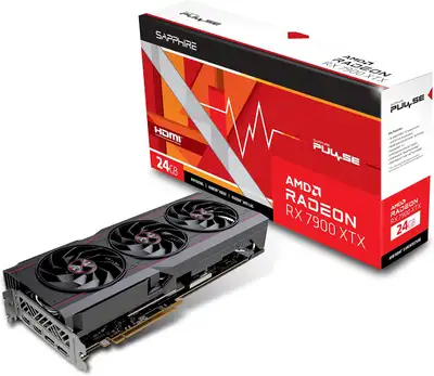Pulse AMD Radeon RX 7900 XTX 24gb pc graphics card, View more