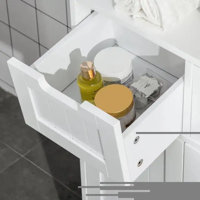 Bathroom Storage Cabinet Floor with Adjustable Shelf and Drawers in Bookcases & Shelving Units in Markham / York Region - Image 9