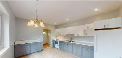 Please read full description: Available July 1st: 1 bedroom plus den 1 bath ground level unit of a t...