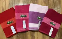 Lacoste towels new ! Each $35firm 