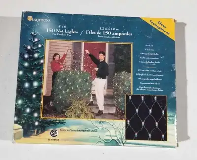 **BRAND NEW BOX!!** OF 150 - CHRISTMAS NET LIGHTS!!, View more