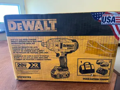 DeWalt 3/4” High Torque Impact Wrench Kit, View more