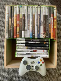 Xbox 360 Games and Controller