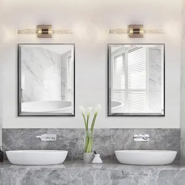 JC TOPA Modern Wall Sconces, 2-Light Dimmable LED Crystal Wall L in Indoor Lighting & Fans in Gatineau - Image 8