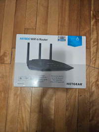 NETGEAR 4-Stream WiFi 6 Router (RAX10) – AX1800 Wireless Speed (