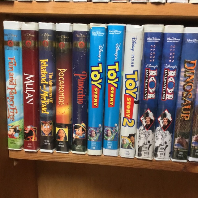 Walt Disney VHS Collection Includes Black Diamond Releases! CDs, DVDs