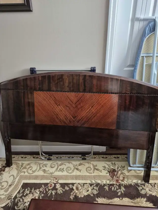 Antique Double Bed Bedroom set in Dressers & Wardrobes in 100 Mile House - Image 6