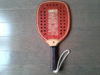 Pickelball paddle and glove