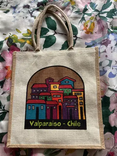 Chilie recycled material shopping bag, View more