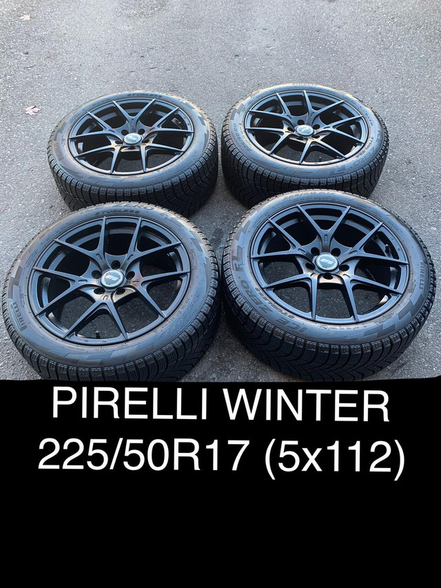 225/50R17 Audi A4 Rims Pirelli Winter Tires (5x112) | Tires & Rims |  Mississauga / Peel Region | Kijiji
