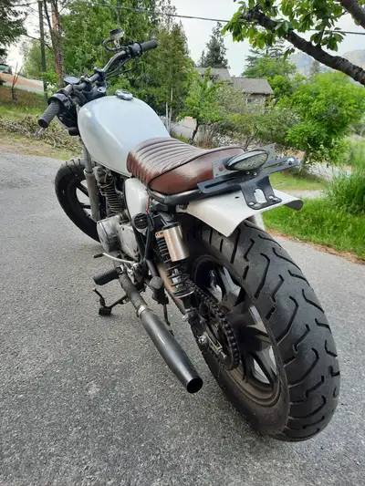 Bike is registered and can be put on the road. Parallel twin. Less than 500km on new piston/ring kit...
